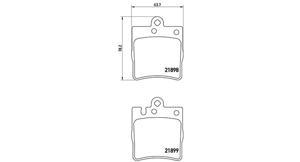 MAGNETI MARELLI Bremseklodser 363700450033 for MERCEDES-BENZ