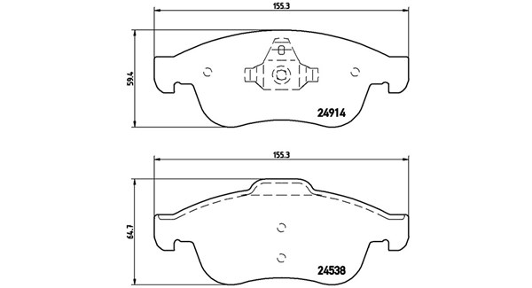 MAGNETI MARELLI Bremseklodser 363700468050 for NISSAN RENAULT DACIA