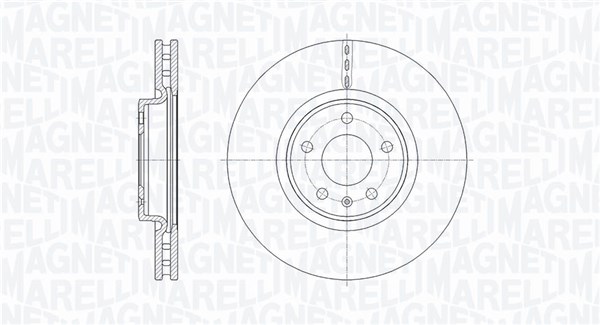 MAGNETI MARELLI Bremseskive 361302040805 320mm 30mm for AUDI