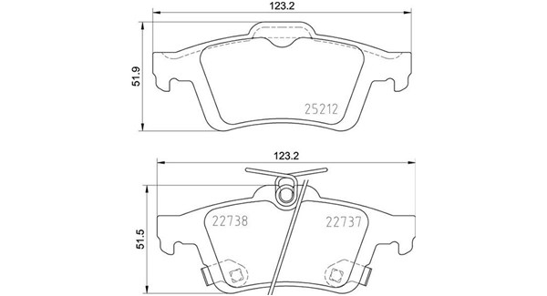 MAGNETI MARELLI Bremseklodser 363700424216 for FORD