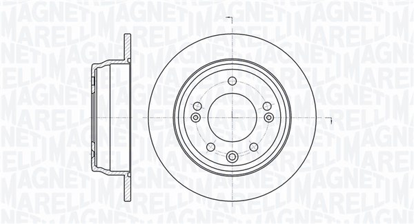 MAGNETI MARELLI Bremseskive 361302040726 262mm 10mm for KIA HYUNDAI (BEIJING)