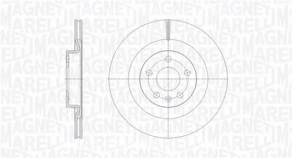 MAGNETI MARELLI Bremseskive 361302040808 320mm 20mm for VOLVO