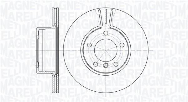 MAGNETI MARELLI Bremseskive 361302040662 296mm 22mm for BMW