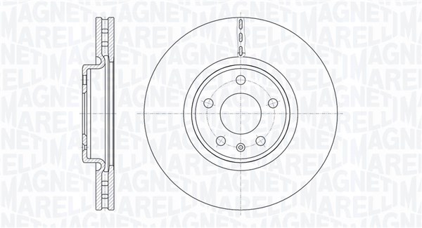 MAGNETI MARELLI Bremseskive 361302040774 320mm 30mm for AUDI AUDI (FAW) VW (FAW)