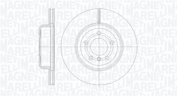 MAGNETI MARELLI Bremseskive 361302040799 330mm 24mm