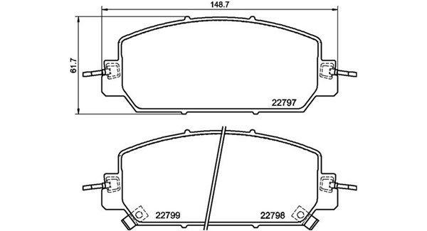 MAGNETI MARELLI Bremseklodser 363700428098 for HONDA HONDA (GAC) ACURA (GAC)