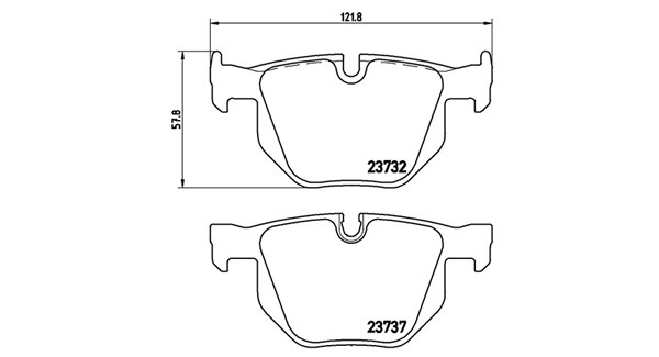 MAGNETI MARELLI Bremseklodser 363700506033 for BMW