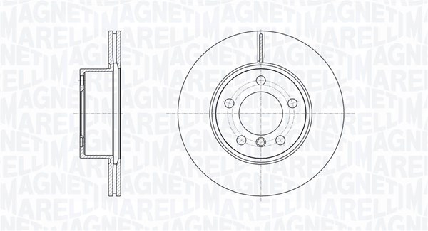 MAGNETI MARELLI Bremseskive 361302040782 300mm 22mm for BMW