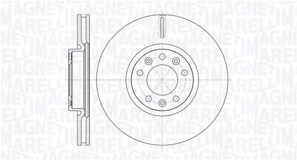 MAGNETI MARELLI Bremseskive 361302040767 304mm 28mm for PEUGEOT OPEL IVECO DS CITROËN (DF-PSA) CITROËN TOYOTA