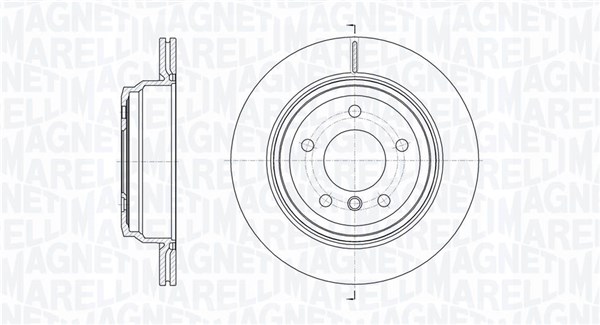 MAGNETI MARELLI Bremseskive 361302040686 300mm 20mm for BMW