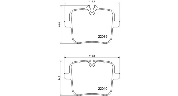 MAGNETI MARELLI Bremseklodser 363700406109 for BMW