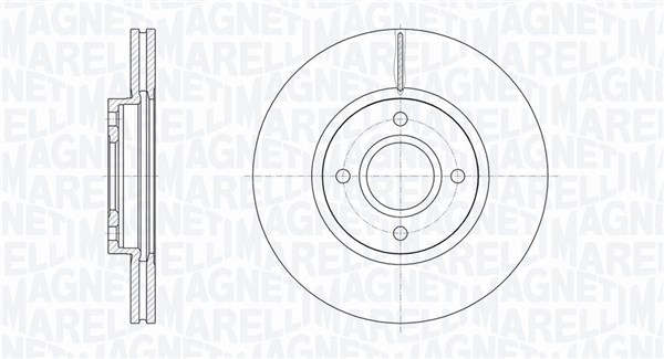MAGNETI MARELLI Bremseskive 361302040785 278mm 23mm for FORD