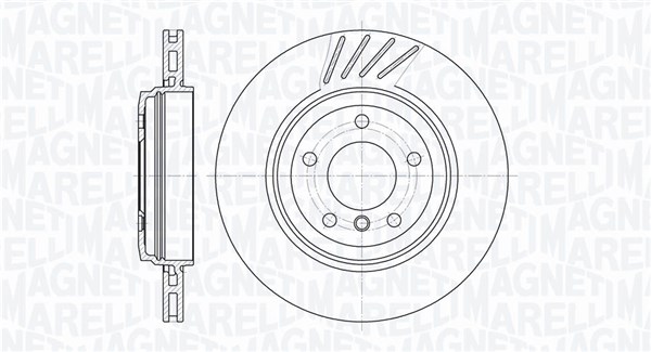 MAGNETI MARELLI Bremseskive 361302040811 320mm 22mm for BMW