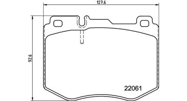 MAGNETI MARELLI Bremseklodser 363700450145 for MERCEDES-BENZ