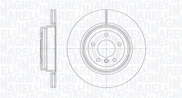MAGNETI MARELLI Bremseskive 361302040736 336mm 22mm for BMW