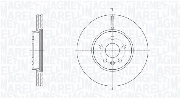MAGNETI MARELLI Bremseskive 361302040784 300mm 26mm for CHEVROLET BUICK