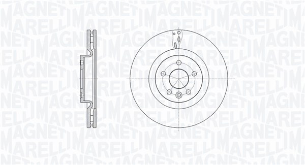 MAGNETI MARELLI Bremseskive 361302040803 325mm 30mm for LAND ROVER
