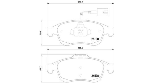 MAGNETI MARELLI Bremseklodser 363700523148 for ALFA ROMEO