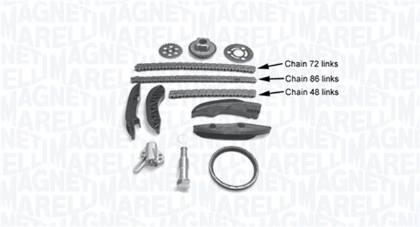 MAGNETI MARELLI Styrekædesæt 341500001390 for BMW BMW (BRILLIANCE)