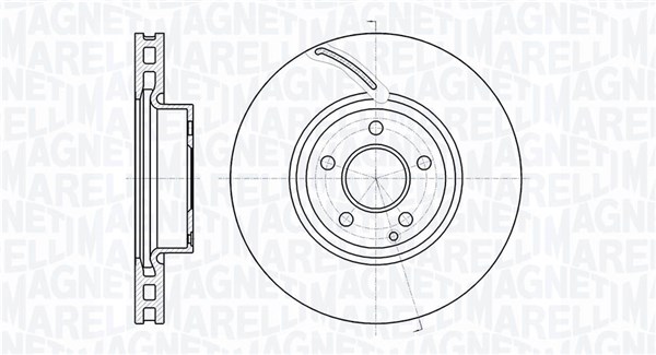 MAGNETI MARELLI Bremseskive 361302040748 322mm 32mm for MERCEDES-BENZ