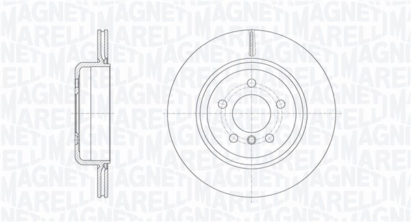 MAGNETI MARELLI Bremseskive 361302040792 330mm 20mm