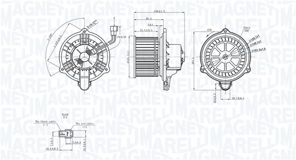MAGNETI MARELLI Kabineblæser 069412752010 for KIA