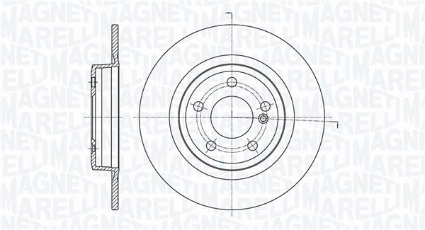 MAGNETI MARELLI Bremseskive 361302040707 295mm 10mm for MERCEDES-BENZ