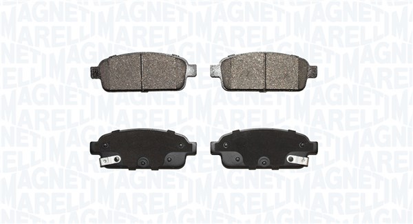 MAGNETI MARELLI Bremseklodser 363916060433 for OPEL CHEVROLET VAUXHALL BUICK