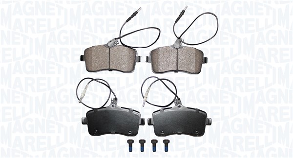 MAGNETI MARELLI Bremseklodser 363916060826 for PEUGEOT
