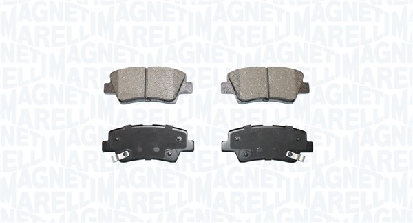 MAGNETI MARELLI Bremseklodser 363916060851 for KIA SSANGYONG HYUNDAI HYUNDAI (BEIJING) KIA (DYK)