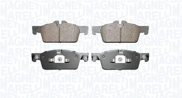 MAGNETI MARELLI Bremseklodser 363916060854 for PEUGEOT