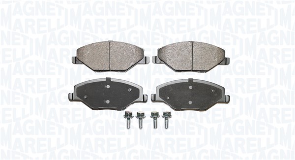 MAGNETI MARELLI Bremseklodser 363916060876 for AUDI SKODA