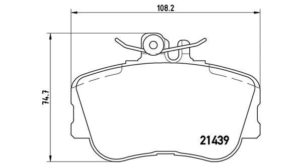MAGNETI MARELLI Bremseklodser 363700406017 for MERCEDES-BENZ
