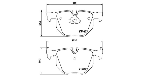 MAGNETI MARELLI Bremseklodser 363700406029 for BMW