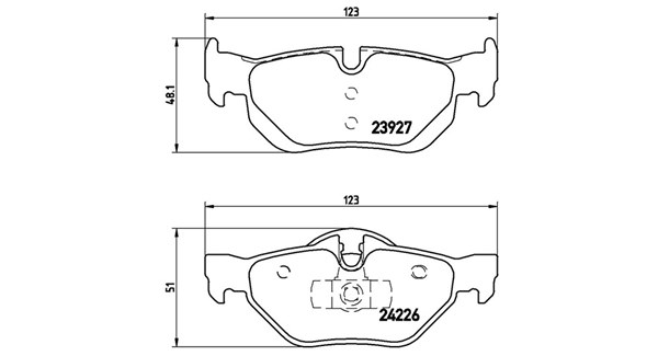 MAGNETI MARELLI Bremseklodser 363700406038 for BMW