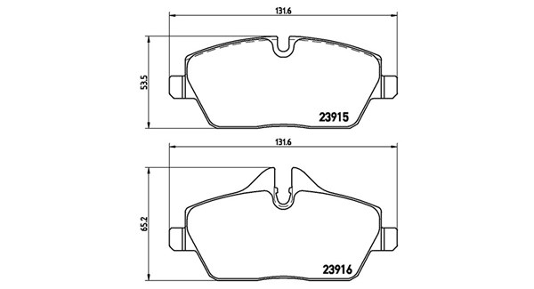 MAGNETI MARELLI Bremseklodser 363700406034 for BMW MINI