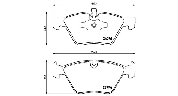 MAGNETI MARELLI Bremseklodser 363700406040 for BMW