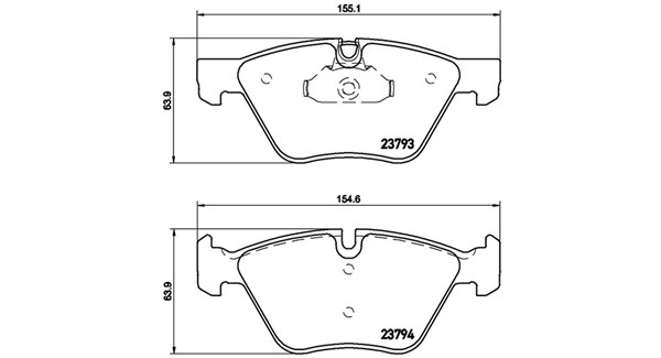 MAGNETI MARELLI Bremseklodser 363700406057 for BMW
