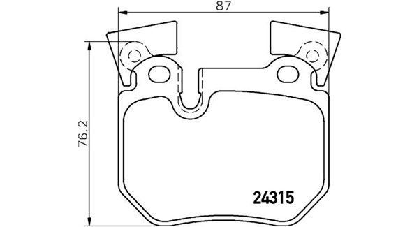 MAGNETI MARELLI Bremseklodser 363700406059 for BMW