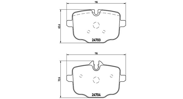 MAGNETI MARELLI Bremseklodser 363700406061 for BMW