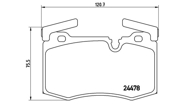 MAGNETI MARELLI Bremseklodser 363700406068 for MINI