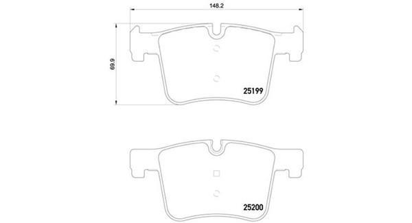 MAGNETI MARELLI Bremseklodser 363700506075 for BMW
