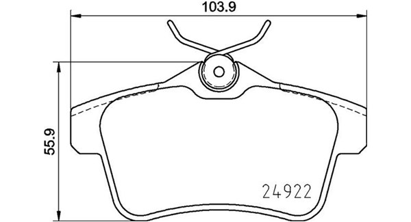 MAGNETI MARELLI Bremseklodser 363700406102 for CITROËN