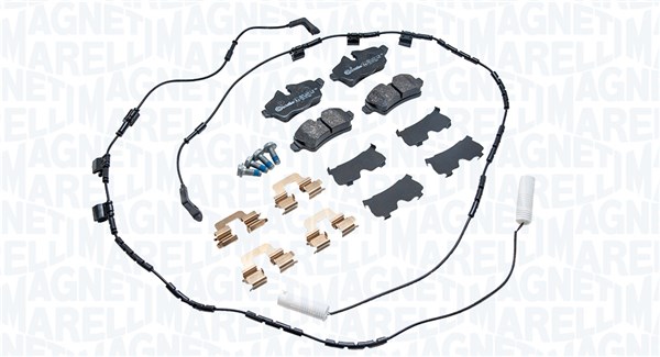 MAGNETI MARELLI Bremseklodser 363700406103 for BMW