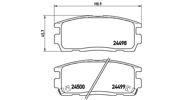 MAGNETI MARELLI Bremseklodser 363700410004 for OPEL CHEVROLET PONTIAC SATURN VAUXHALL GENERAL MOTORS SUZUKI