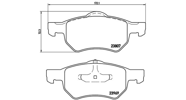 MAGNETI MARELLI Bremseklodser 363700411013 for CITROËN CHRYSLER DODGE