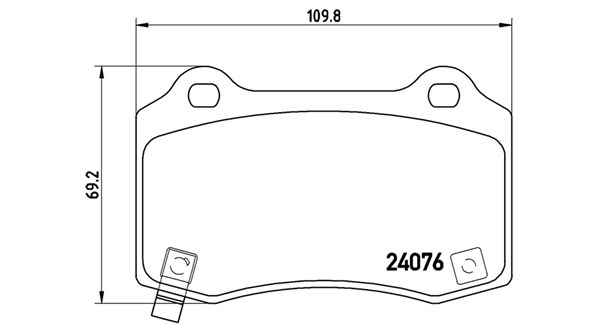 MAGNETI MARELLI Bremseklodser 363700411024 for CADILLAC CHRYSLER DODGE JEEP