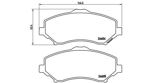 MAGNETI MARELLI Bremseklodser 363700411025 for FIAT CHRYSLER DODGE JEEP