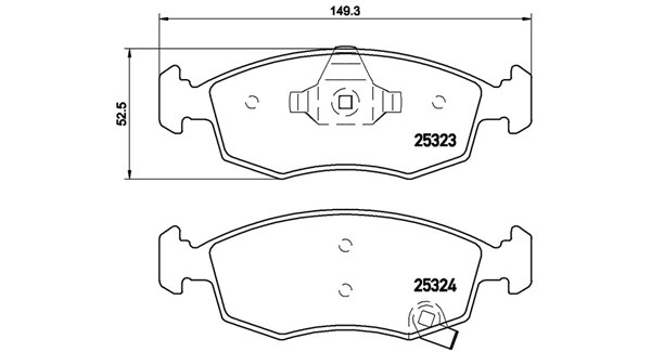 MAGNETI MARELLI Bremseklodser 363700411031 for LANCIA FIAT