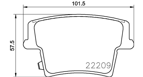 MAGNETI MARELLI Bremseklodser 363700411040 for CHRYSLER DODGE